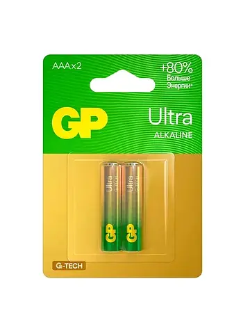 Батарейка алкалиновая ultra, aaa, lr03-2