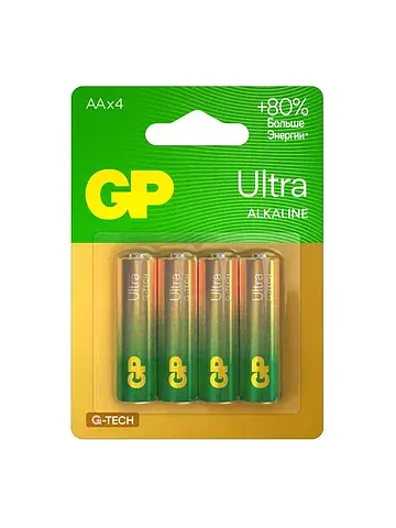 Батарейка алкалиновая ultra, aa, lr6-4bl