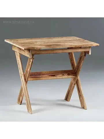 Стол садовый, 80×80×70 см, обожженное де