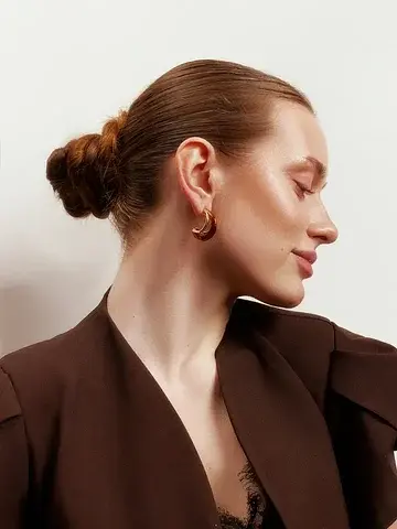 Серьги большие QF