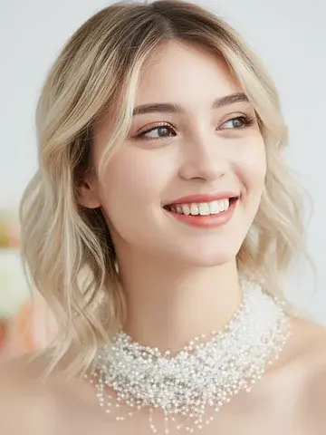 Бусы-чокер QF