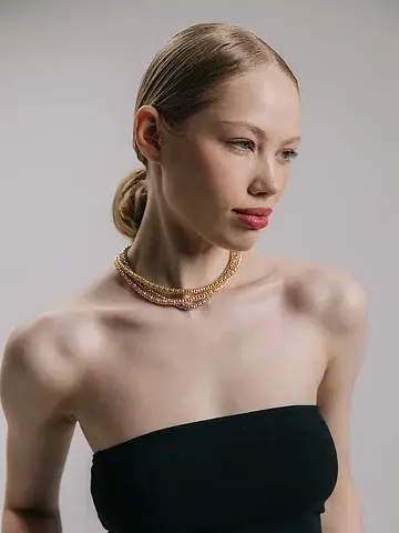 Бусы-чокер QF