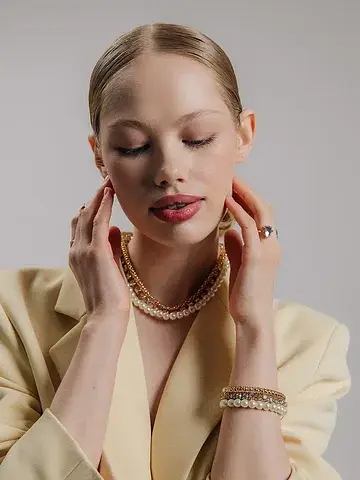 Бусы-чокер QF