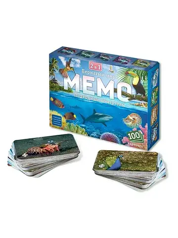 Настольная игра мемо 2в1
