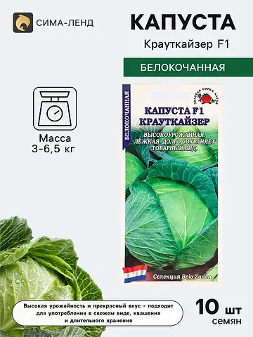 Семена капуста белокочанная