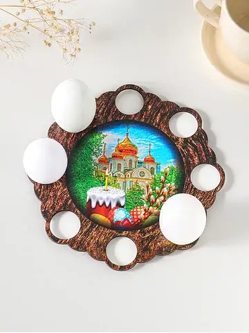 Подставка для 8 яиц на ножках