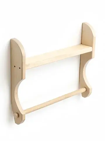 Полка для бани и сауны резная №1, 55×9×4