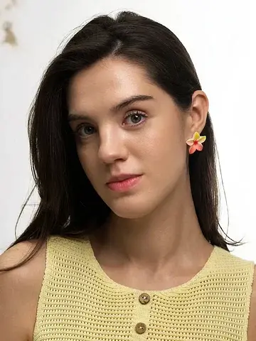 Серьги пластик QF
