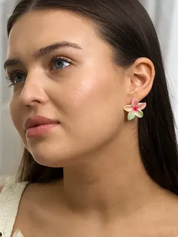 Серьги пластик QF
