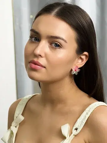 Серьги пластик QF
