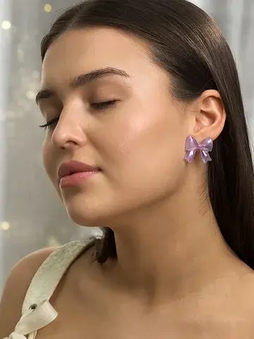 Серьги пластик QF