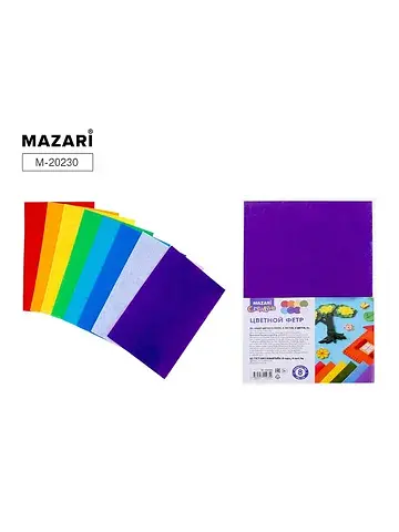 Фетр цветной MAZARI