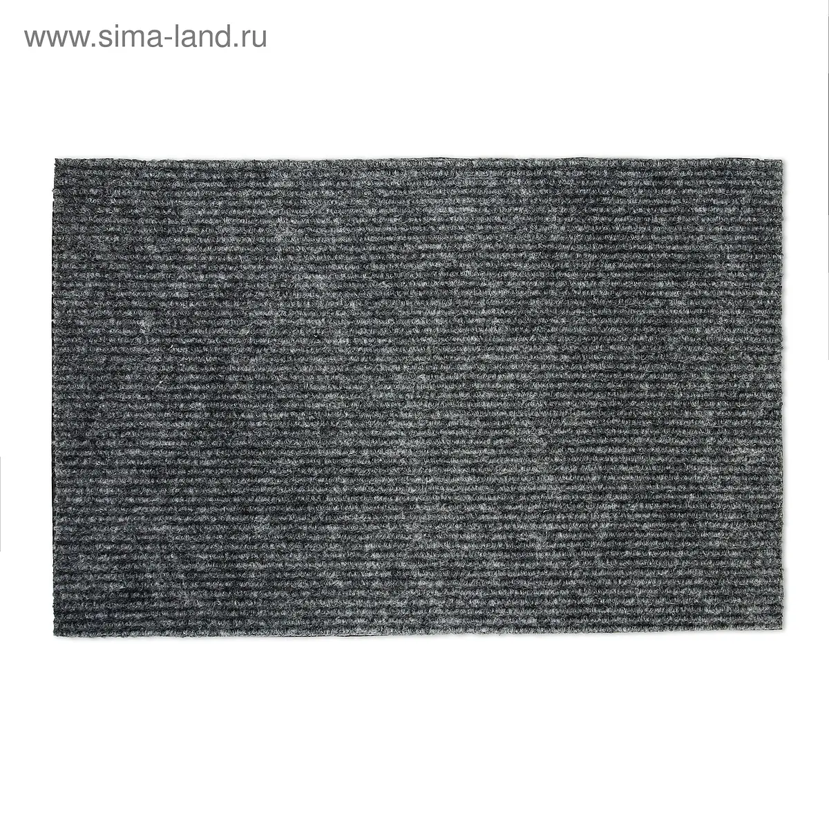 Коврик придверный ПВХ полосатый серый 90×120 см