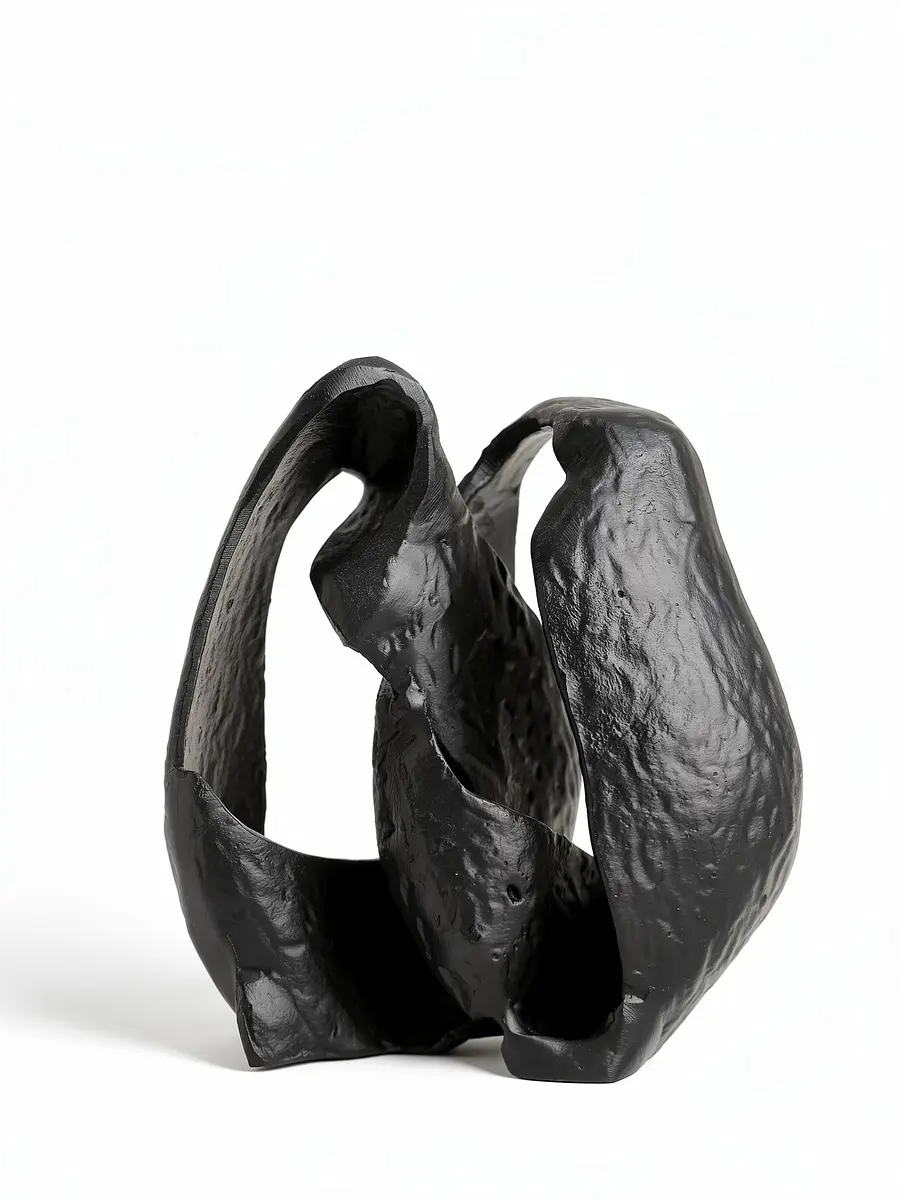 Фигурка Бесконечность алюминиевая чёрная 23×10×20 см