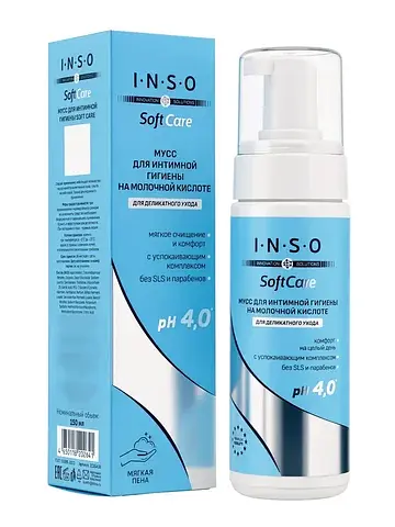 Мусс для интимной гигиены soft care, 150