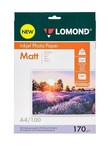 Фотобумага для струйной печати а4, 100 л