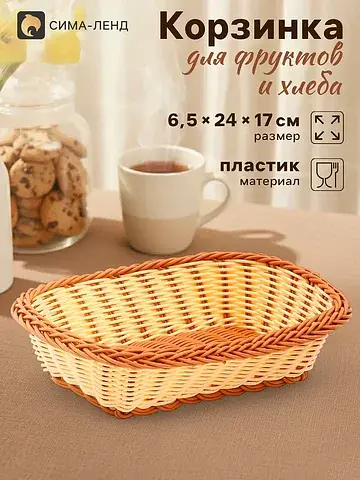 Корзинка для хранения фруктов и хлеба