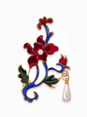 Брошь QF