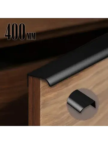 Ручка торцевая rt002bl, l=400 мм, м/о 25