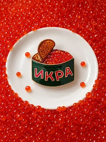 Брошь новогодняя QF