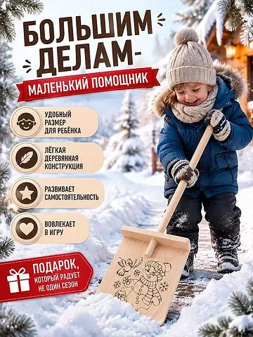 Лопата деревянная