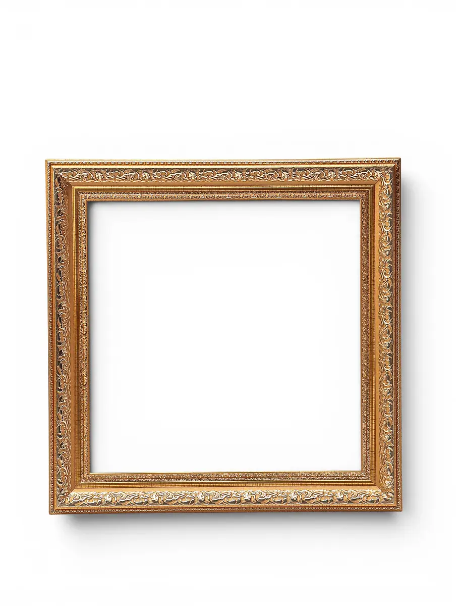 Рама для картин и зеркал Elegance de Lumi 40×40 см золотистая