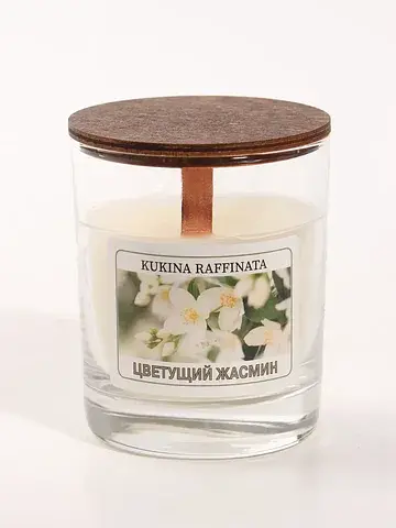 Свеча ароматическая в стекле, 190 мл, с 