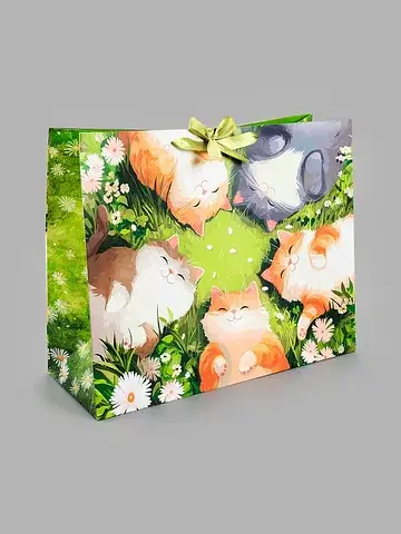 Пакет подарочный happy birtday, xl, 49×4