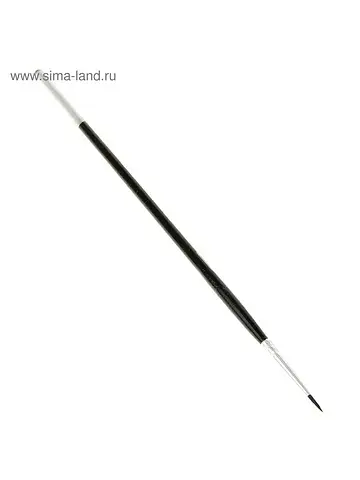 Кисть белка круглая №1, с защитным пласт