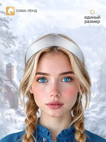 Кокошник - ободок, с регулируемой резинк