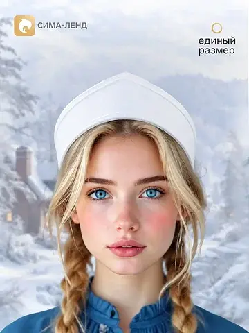 Кокошник - ободок, с регулируемой резинк
