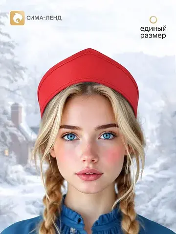 Кокошник - ободок, с регулируемой резинк