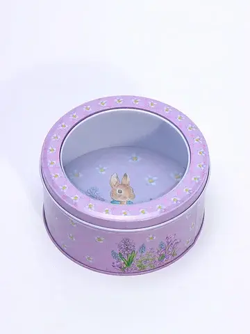 Шкатулка металлическая с окошком