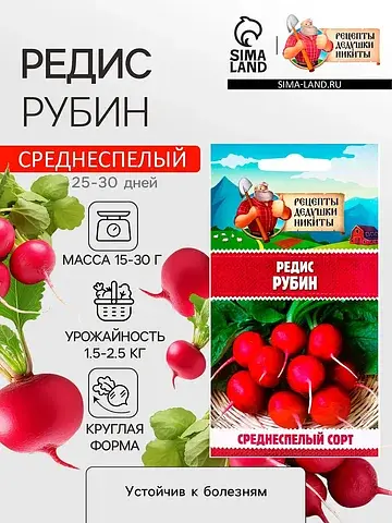 Семена редис