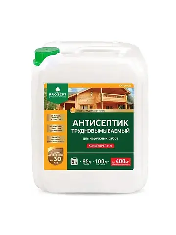 Антисептик для наружных работ exterior, 