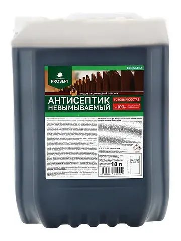 Антисептик невымываемый eco ultra коричн