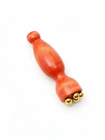 Массажер шариковый, 7×1.8 см, деревянный
