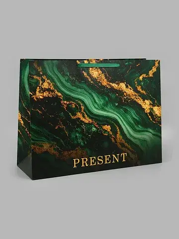 Пакет подарочный present, xxl, 61×46×20 
