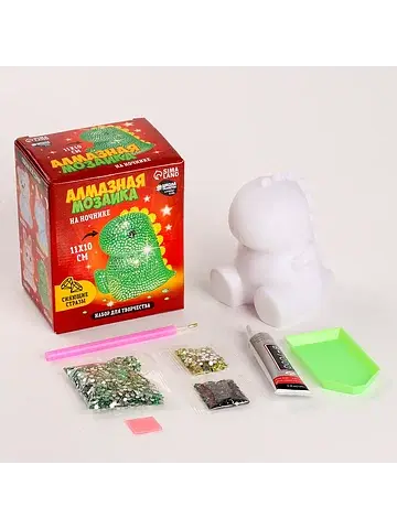 Алмазная мозаика на ночнике