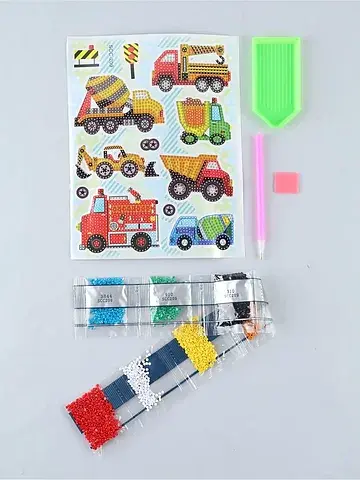 Алмазная мозаика на стикере