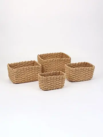 Набор корзин village 4 шт.: 17×10×7 см, 
