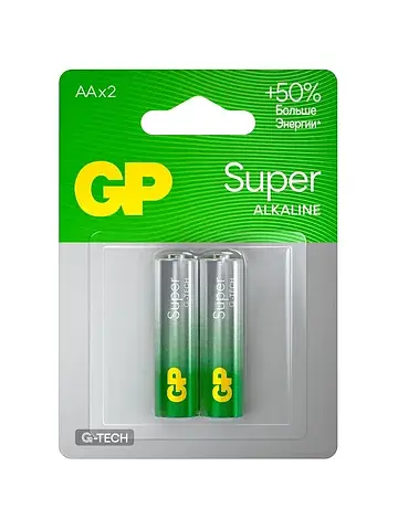 Батарейка алкалиновая super, aa, lr6-2bl