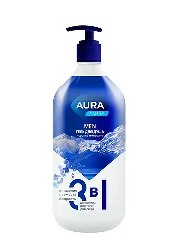 Гель для душа 3в1 AURA