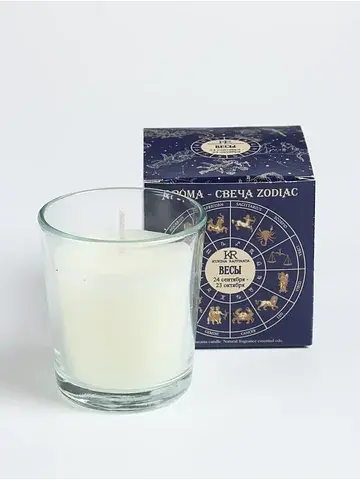Свеча ароматическая в стакане kr zodiac
