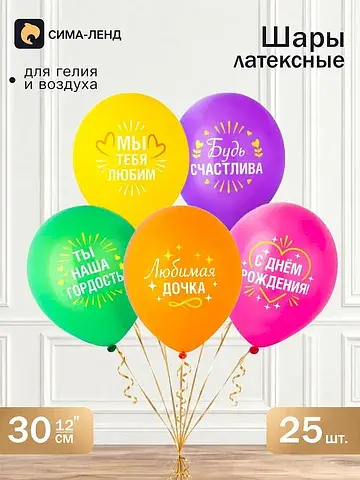 Воздушные шары латексные 12