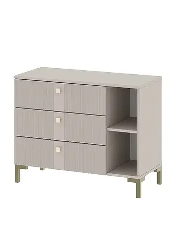 Комод 3 ящика триумф, 900х715х400, мелан