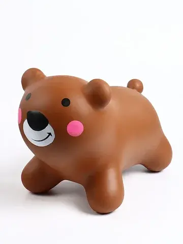 Попрыгунчик мишка, надувная игрушка