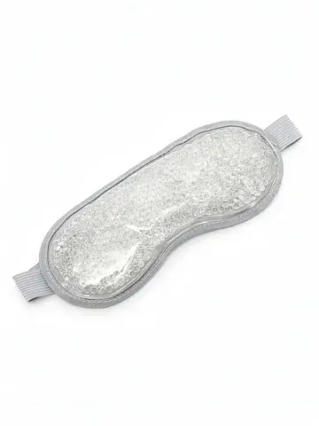 Гелевая маска для глаз, 20×8.5 см, серая