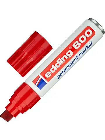Маркер перманентный Edding 800/2 красный