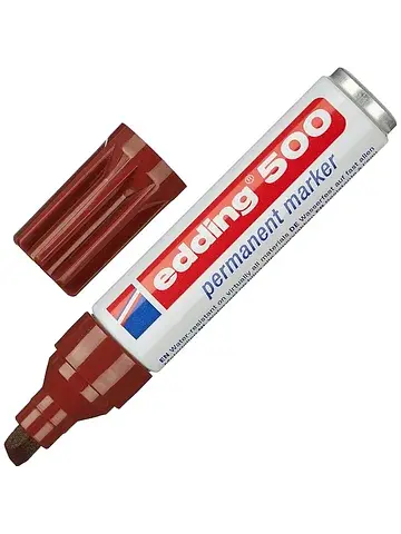 Маркер перманентный Edding 500/7 коричне
